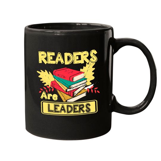 Discover Funny Reading Lover Gift Readers Are Future Leaders Books Reading Librarian Teacher Mugs
