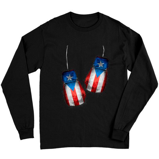 Discover Boricua Boxers | Boxing Fans Gloves Puerto Rico Flag Long Sleeves