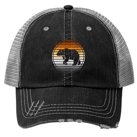 Discover Gay Bear Pride Horizon Silhouette - Bear Pride - Trucker Hats