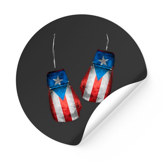 Discover Boricua Boxers | Boxing Fans Gloves Puerto Rico Flag Stickers