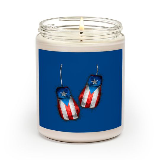 Discover Boricua Boxers | Boxing Fans Gloves Puerto Rico Flag Scented Candles