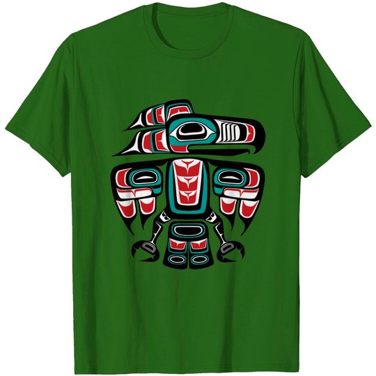 Discover Haida Tlingit Native Raven Totem - Native Raven - T-Shirt
