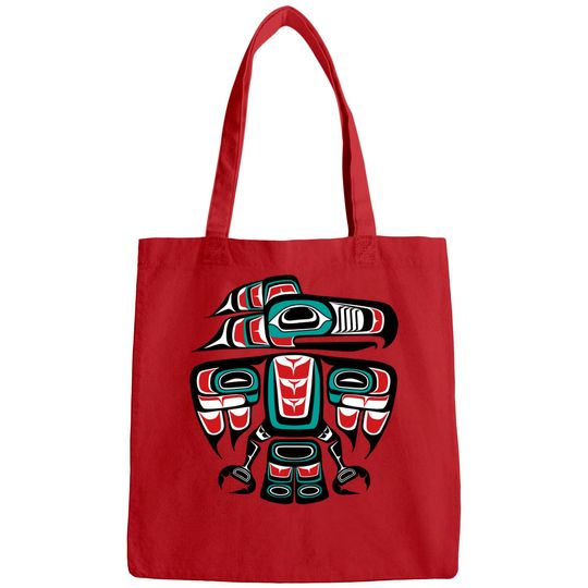 Discover Haida Tlingit Native Raven Totem - Native Raven - Bags