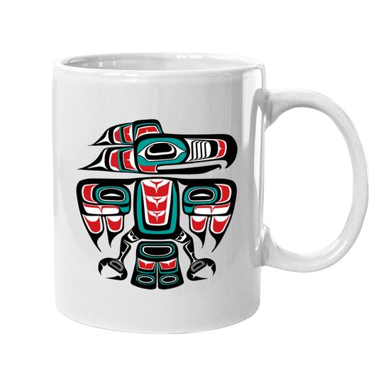 Discover Haida Tlingit Native Raven Totem - Native Raven - Mugs