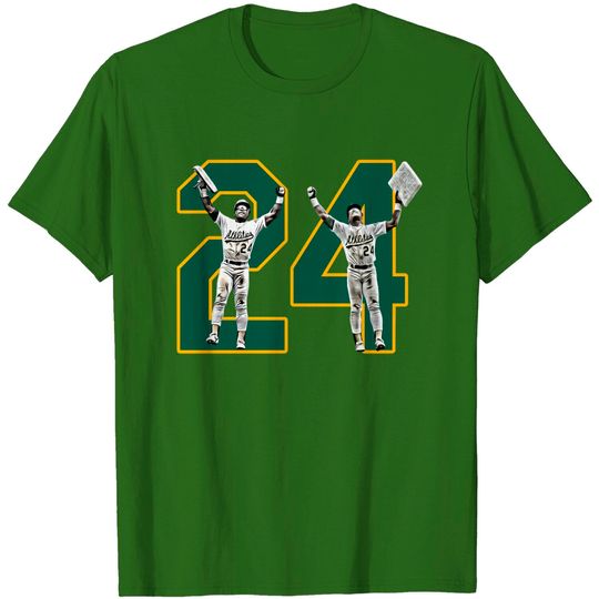 Discover Rickey's Stolen Base Record - Rickey Henderson - T-Shirt