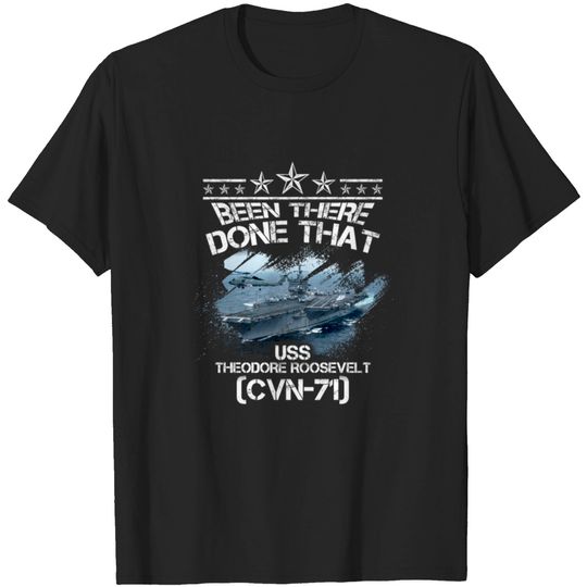 Discover USS Theodore Roosevelt CVN 71 T-shirt
