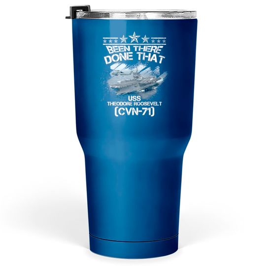 Discover USS Theodore Roosevelt CVN 71 Tumblers 30 oz