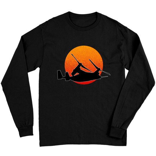 Discover V-22 Osprey Aircraft Military History Long Sleeves