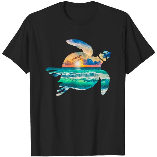 Discover Sea Turtle Design Sea Turtle Beach T-Shirts