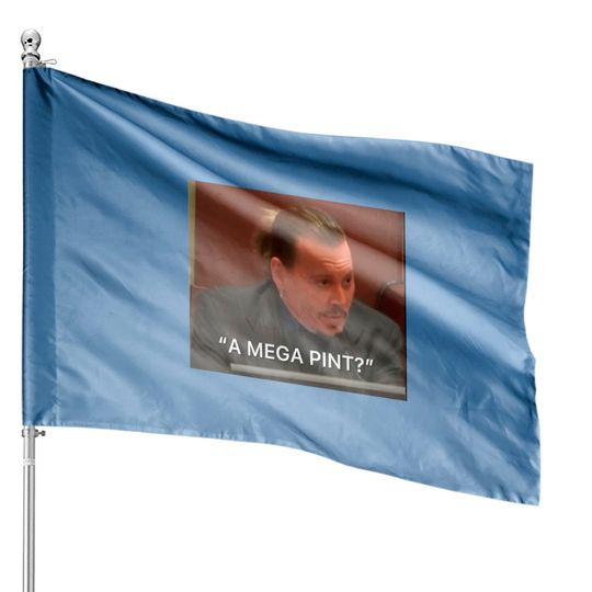 Discover A Mega Pint Johnny Depp House Flags,Justice For Johnny Depp House Flag