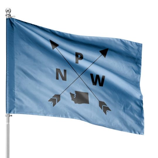 Discover PNW Washington State with Arrows House Flags