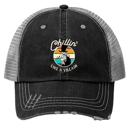 Discover Chillin Like A Villain - Cartoon Villain - Trucker Hats