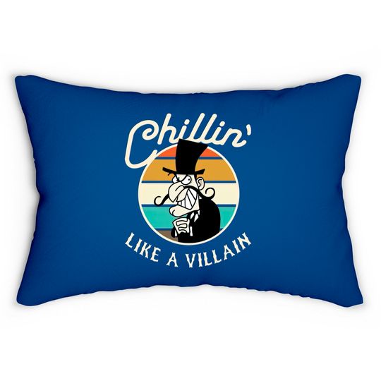Discover Chillin Like A Villain - Cartoon Villain - Lumbar Pillows