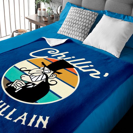 Discover Chillin Like A Villain - Cartoon Villain - Baby Blankets