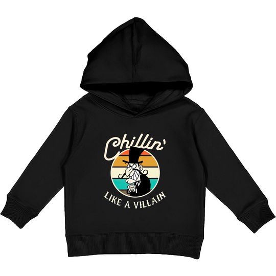 Discover Chillin Like A Villain - Cartoon Villain - Kids Pullover Hoodies