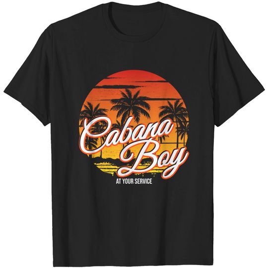 Discover Mens Cabana Boy At Your Service T-Shirt