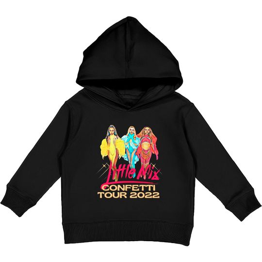Discover Confetti Tour 2022 | Little Mix  Kids Pullover Hoodies