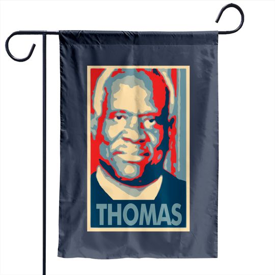 Discover Clarence Thomas Political Parody Classic Garden Flags