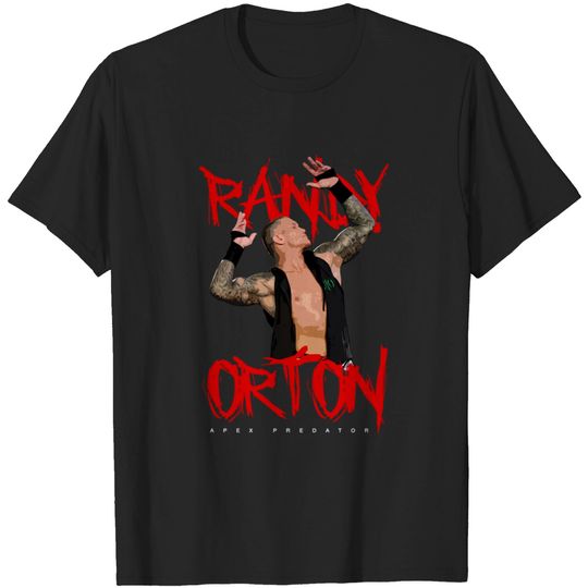 Discover Randy orton blk - Randy Orton - T-Shirt