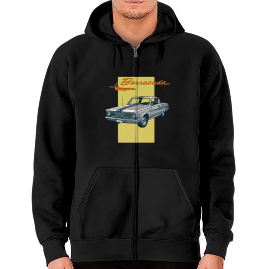 Discover Plymouth Barracuda - Car - Zip Hoodies
