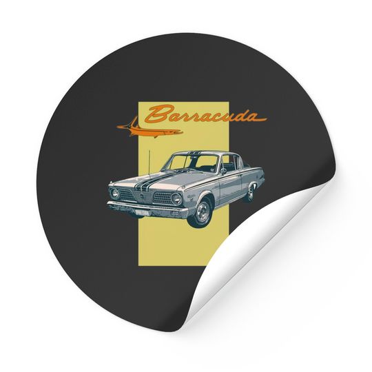 Discover Plymouth Barracuda - Car - Stickers