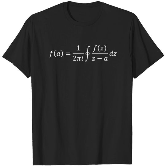 Discover Cauchy integral dark version - Mathematics - T-Shirt