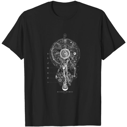 Discover MICROCOSMOS GODHEAD - Occult Sacred Geometry T-Shirt