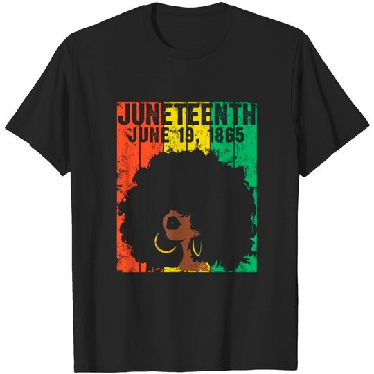 Discover Juneteenth June 19th 1865 Ancestors African American Freedom T-Shirt
