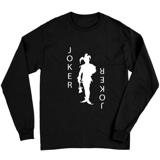 Discover Joker Playing Card Gambling Long Sleeves