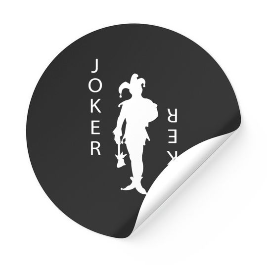 Discover Joker Playing Card Gambling Stickers