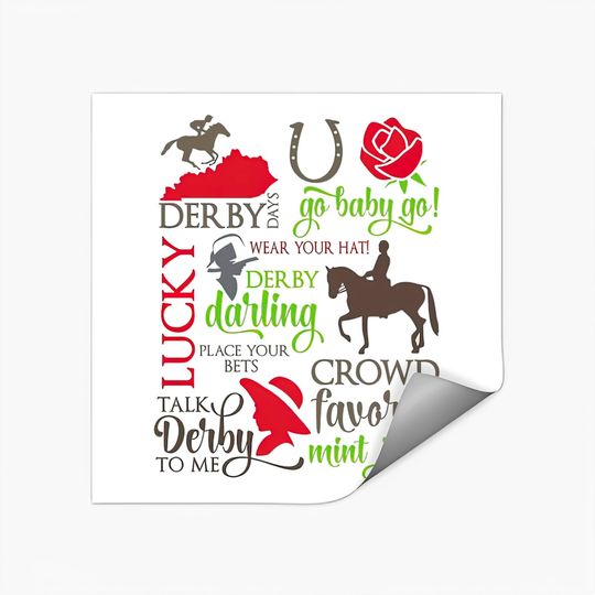 Discover Kentucky Derby, Horse Racing, Kentucky Stickers