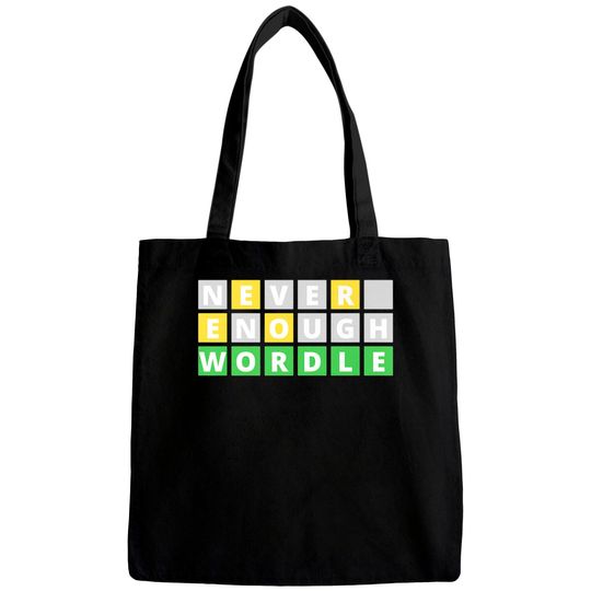 Discover Wordle Word Game Gift Premium Bags