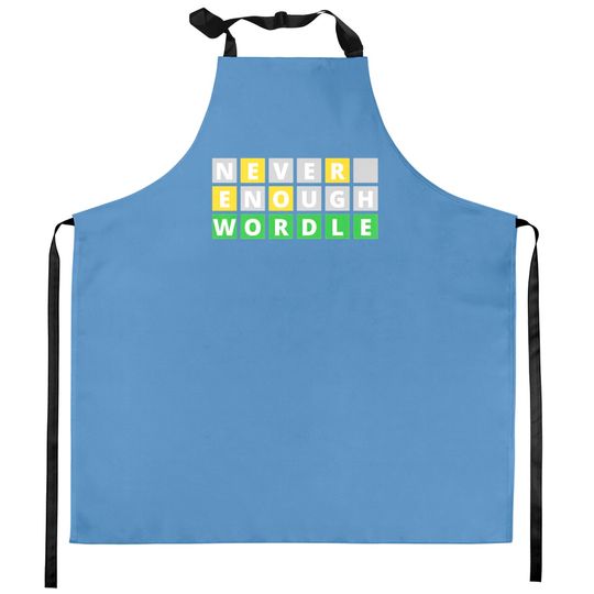 Discover Wordle Word Game Gift Premium Kitchen Aprons