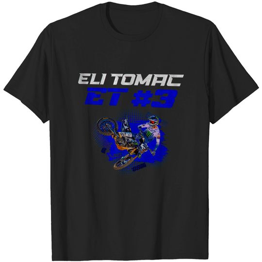 Discover Eli Tomac Shirt, Eli Tomac 3, ET3 2022, Motorcycle Racer Shirt