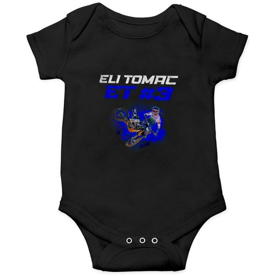 Discover Eli Tomac Onesie, Eli Tomac 3, ET3 2022, Motorcycle Racer Onesie