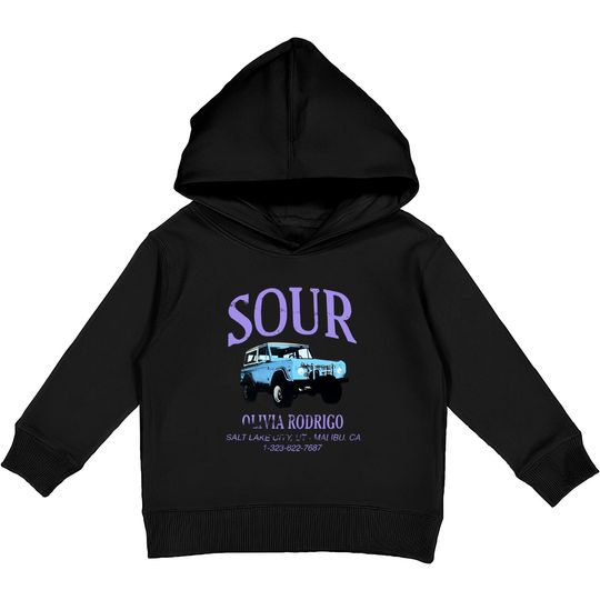 Discover Olivia Rodrigo Sour Tour 2022 Kids Pullover Hoodie