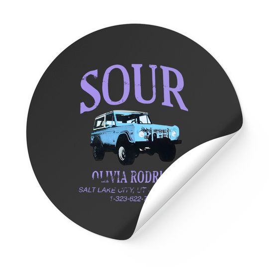 Discover Olivia Rodrigo Sour Tour 2022 Sticker