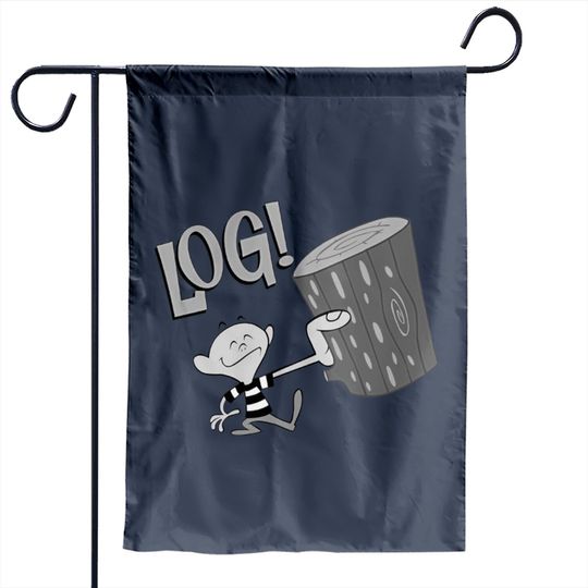 Discover Log - Ren And Stimpy - Garden Flags