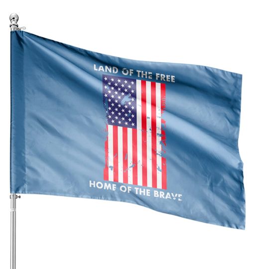 Discover USA Land Of The Free Home The Brave Flag America House Flags