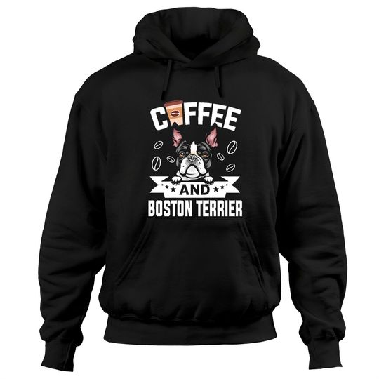 Discover Coffee and Boston Terrier Dog Lover Hoodie - Perfect Gift