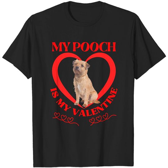 Discover My Pooch Is My Valentine T-Shirt - Perfect for Pet Lovers