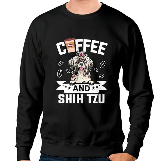 Discover Shih Tzu Dog Design Sweatshirt for Dog Lovers