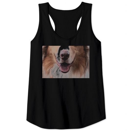 Discover Dog Masksbrown and white dog cute mouth face masks Tank Tops