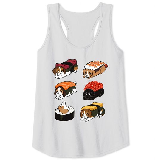 Discover Sushi Beagle - Beagle - Tank Tops