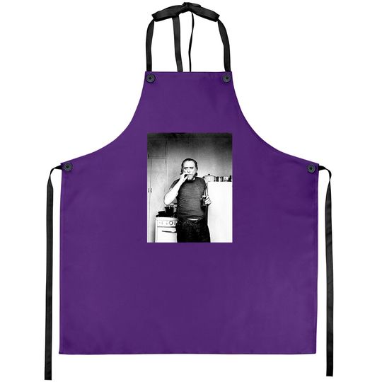 Discover Charles Bukowski ))(( Poet and Novelist Fan Design - Charles Bukowski - Aprons