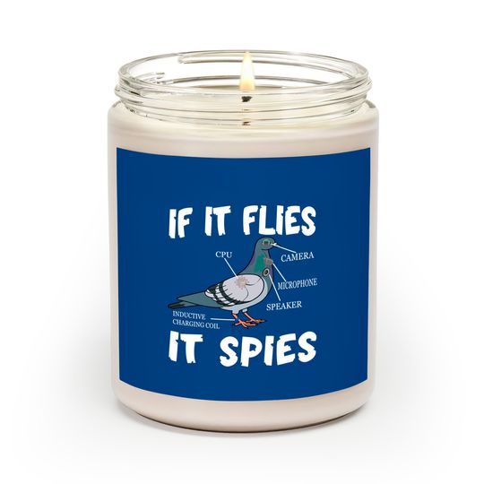 Discover Birds Are Not Real Funny Bird Spies Conspiracy Theory Birds Scented Candles