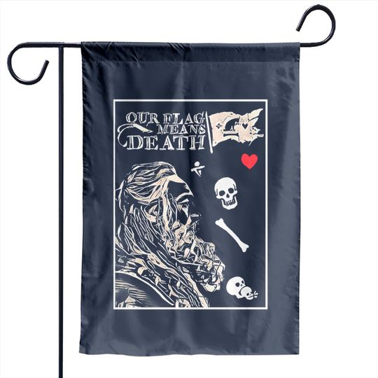 Discover Our Flag Means Death Classic Garden Flags