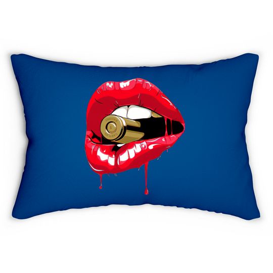 Discover Lips - Lipstick Lover - Lumbar Pillows
