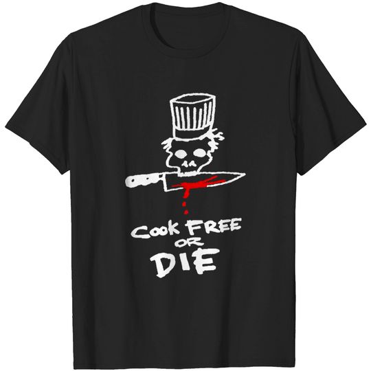 Discover Bourdain Cook Free Or Die - Master Chef Bood Kings Confindental - T-Shirt