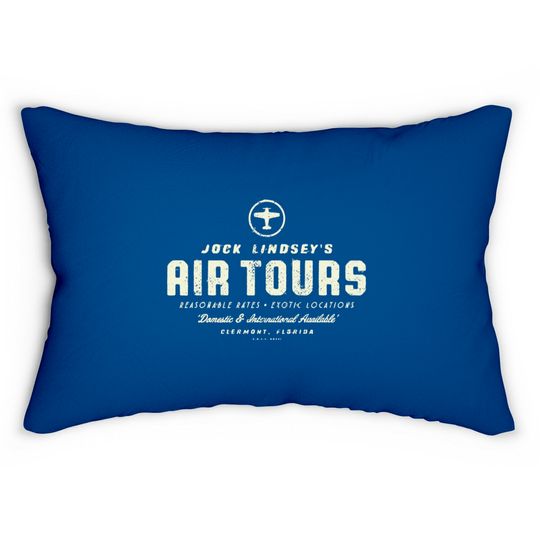 Discover Jock Lindsey's Air Tours - Theme Park Series - Jock Lindseys Hangar Bar - Lumbar Pillows